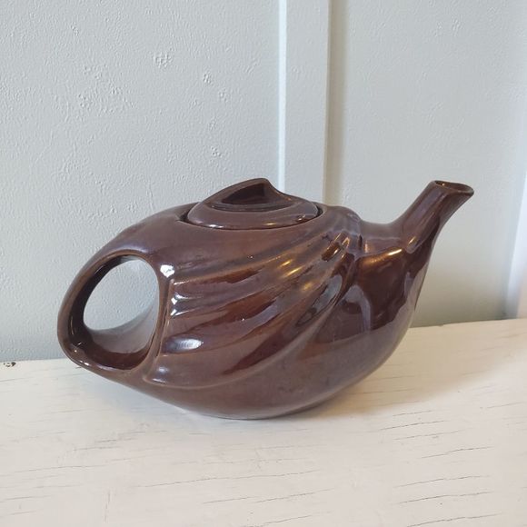 Vintage Japan Aladdin Genie Pot Brown Small - Picture 6 of 8